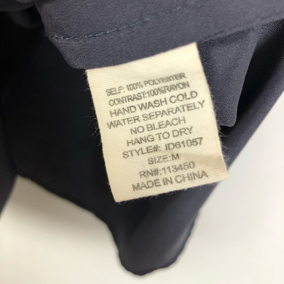 Blue Gray Sleeveless Shift Dress Sleeveless - Picture 7 of 8